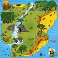 thumbnail image 3 of TS Treasure Island Mat 75× 75 cm for Bee-Bot & Blue-Bot – STEM Coding Playmat Educational Robots Learning Play Mat, Perfect Gift for Young Coders & STEM Education, 3 of 6
