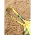 thumbnail image 3 of Family Matching Swimsuit Yellow Bikini Set for Women Girl Boy Men Swim Trunks Tropical Bathing Suit, 3 of 7