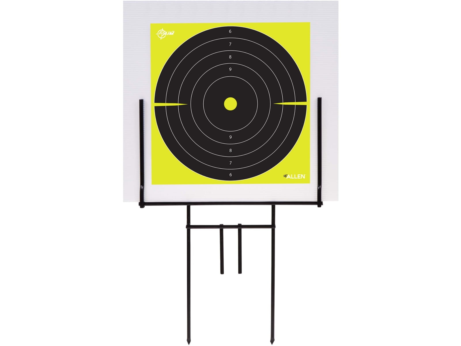 ALLEN EZ-Aim Portable Range Target Stand, Steel Frame, Coroplast