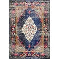 thumbnail image 2 of nuLOOM KKCB26B Faded Oriental Eva Runner Rug, 2` 6" x 12`, Navy, 2 of 5