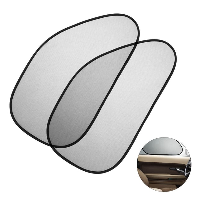 Par de la ventana lateral del coche Sombrilla Sombra automática Protector de las cortinas solares para los rayos UV dañinos del bloque Calor brillante de la luz solar