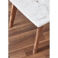 thumbnail image 4 of Nero white authentic marble rectangle coffee table, 4 of 11