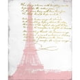 thumbnail image 3 of Kimberly, Allen 12x14 Black Modern Framed Museum Art Print Titled - Paris in Pink 1, 3 of 5