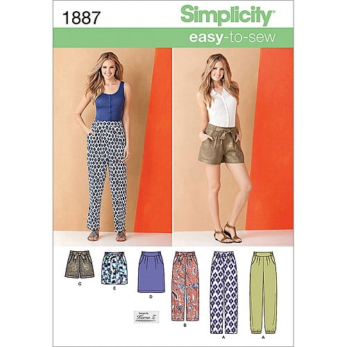 Simplicity Misses' Size 8-16 Skirts & Pants Pattern, 1 Each - Walmart.com