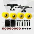 thumbnail image 3 of Skateboard Trucks Ruedas de 51 mm Perfecl Conjunto Amarillo, 3 of 8