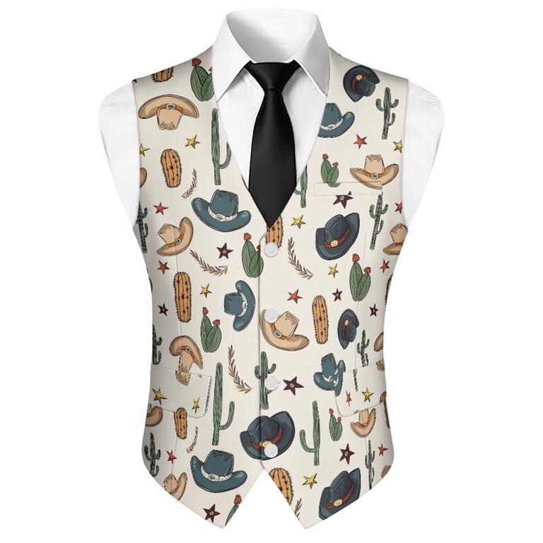 Yuyamidu Western Cowboy Men's Suit Vest Slim Fit Formal Dress Waistcoat Cactus Casual Business Vests for Suit or Tuxedo with Adjustable Back Strap, Size M - Walmart.com Yuyamidu Western Cowboy Men's Suit Vest Slim Fit Formal Dress Waistcoat Cactus Casual Business Vests for Suit or Tuxedo with Adjustable Back Strap, Size M - Walmart.com