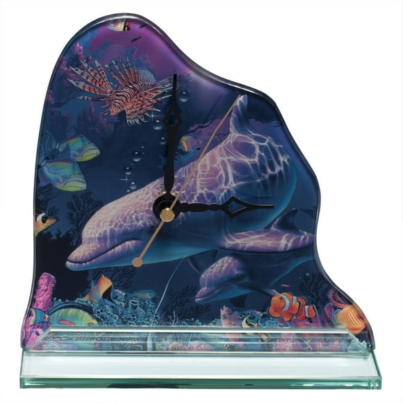 Dolphin In Coral World Clock