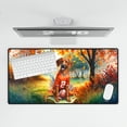 thumbnail image 4 of Hello Fall Rhodesian Ridgeback Football Welcome Autumn with Leaves Pumpkins Desk Mat Full Keyboard Mouse Pad Ridgebacks Dog Lover Gifts Large Mousepad - 00012, 4 of 5