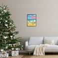 thumbnail image 3 of Stupell Industries Coastal Merry Christmas Holiday Painting Black Framed Art Print Wall Art, 16 x 20, 3 of 9