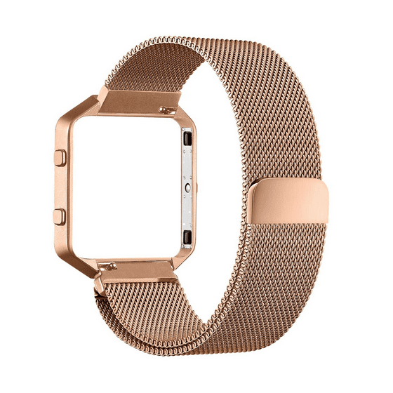 Moretek - For Fitbit Blaze Bands Strap with Frame Metal Small Large ( 5