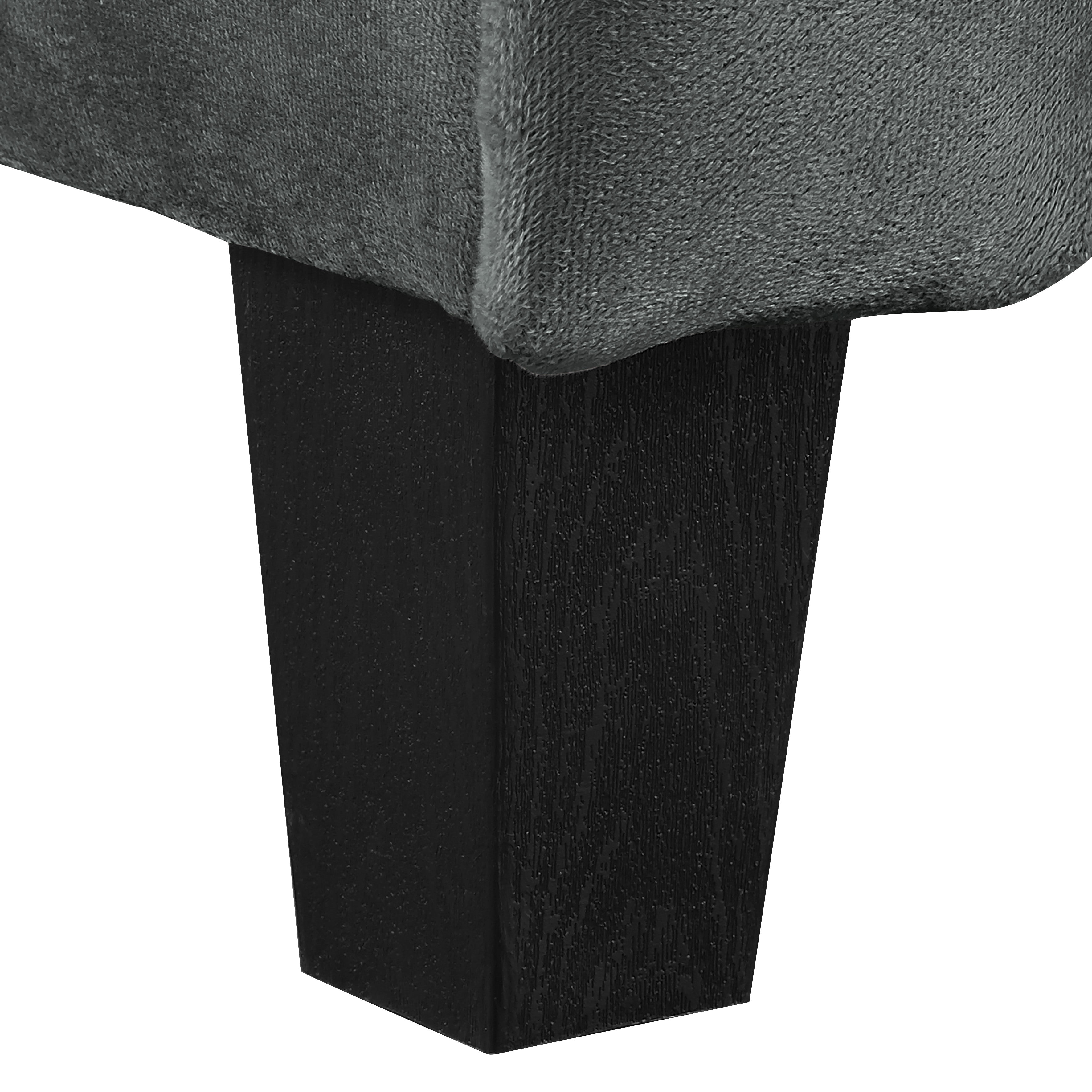 Lifestyle Solutions Taryn Club Chair, Dark Gray Fabric