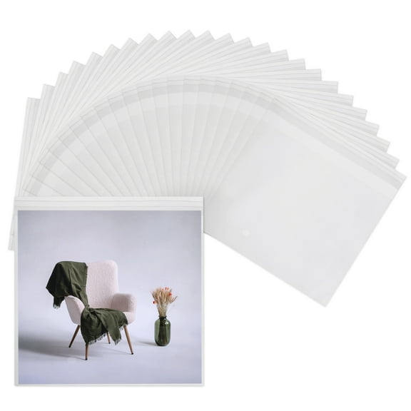 1000 Pack - 3 x 3 Inch Clear Resealable Cello Bags Plastic Poly Bag Fits Photos, Cards and Envelopes, Bracelet Packaging, Party Treat Bags