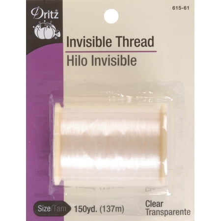 Dritz Invisible Thread 150yd-Clear (Best Invisible Thread For Quilting)
