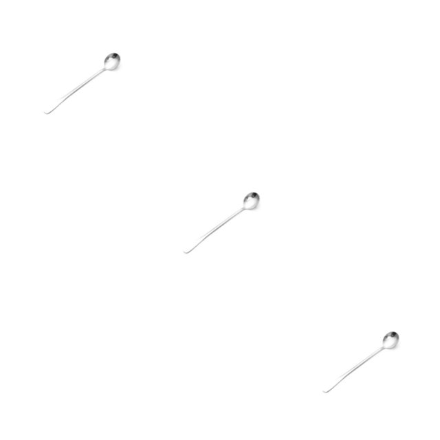 Baohd Stainless Steel Safe And Easy To Clean Long Handled Spoon For Kitchen Office Stirring Spoon Teaspoon silver spoon 3Set
