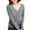 Dark Gray, variant on Baqcunre Sweaters For Women Women'S V Neck Cardigan Sweater Plus Jacket Solid Color Knitted Sweater Womens Tops Cardigan For Women Dark Gray XL