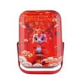 thumbnail image 1 of Packing Decorative Container Storage Small Metal Candy Container Cookie With Lids Storage Storage Bowls Chip Organizer Storage with Lids Food Pantry Storage Glass Containers with Lids for Food Flour, 1 of 4