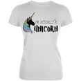 thumbnail image 1 of Halloween I'm Actually a Unicorn Juniors Soft T Shirt, 1 of 1