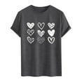 thumbnail image 3 of PNTUTB Valentine's Day Men's Fashion Themed Prints Short Sleeve Crew Neck Casual Loose Comfortable T-shirt, 3 of 5
