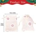thumbnail image 2 of Binwennn Christmas Printed Linen Bag Santa Backpack Candy Bag Bag 1PC Picture Frame Storage Containers Blanket And Sheet Storage Bed Sheet Storage Blanket Storage for Living Room Home Organization And, 2 of 7
