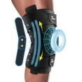 thumbnail image 1 of Rodillera con bisagras para desgarro de menisco: soporte ajustable para el dolor de rodilla con estabilizadores laterales integrados y bisagras metálicas extraíbles para la recuperación de lesiones o, 1 of 5