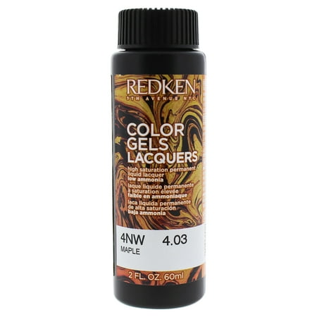 Redken Color Gels Lacquers Haircolor 4NW - Maple - 2 oz Hair