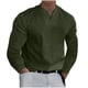 thumbnail image 1 of Tops para hombre, camisas, blusas, elegantes, informales, camisas de manga larga, deportes sólidos, cuello en V, ropa de entrenamiento físico, camiseta, Top Odeerbi  ODB-5, 1 of 8