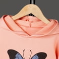 thumbnail image 7 of TAmten Girls' Clothing Set Butterfly Print Crop Top Hoodies Sweatpants 2 Piece Outfits Kids Sweatsuit Tracksuit Jogger Set(Pink,7-8 Years), 7 of 7