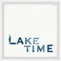 Marmont Hill Lake Time Framed Wall Art