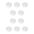 thumbnail image 1 of Naiovety Tapete para redonda, resistente y duradero, inodoro, moderno, sencillo, ligero, manteles individuales redondos de PP, color blanco blanco 10Conjunto, 1 of 6