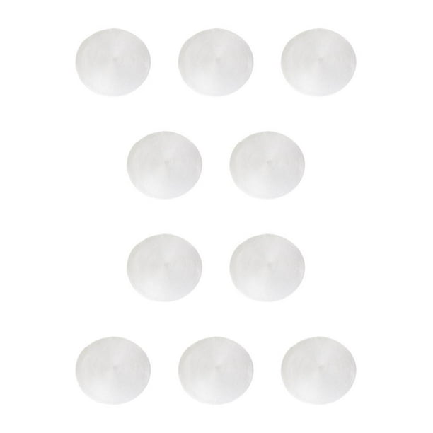 Manteles individuales redondos Wosthever color blanco 10Conjunto