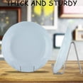 thumbnail image 3 of Ajuwaa 4 Pack Plate Stands for Display, 6 Inch Metal Frame Holder Stand for Picture, Decorative Plate, Photo Easel, Artistic Work Display Stand, Picture Frames, Silver, 3 of 5