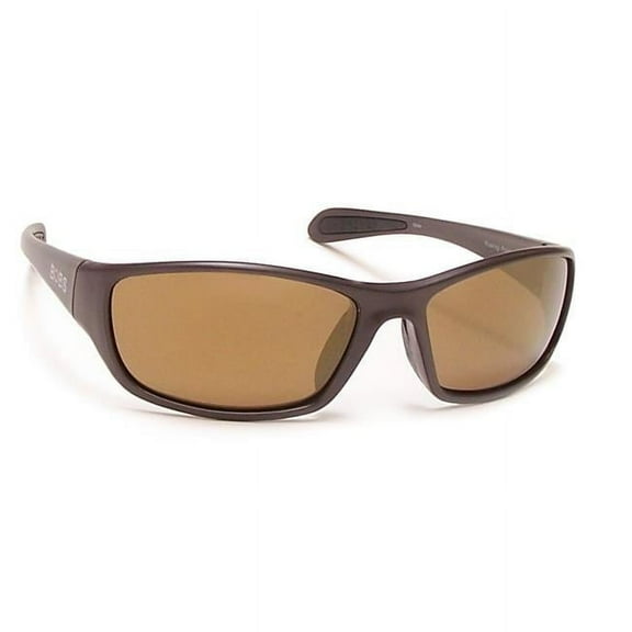 FP-05 Floating Polarized Sunglasses, Matte Brown, Brown & Gold