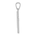 thumbnail image 2 of 14K White Gold Polished Latin Cross Pendant, 2 of 3