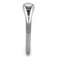 thumbnail image 4 of Womens Ring Solitaire Stainless Steel Ring with AAA Grade CZ in Clear, 4 of 4