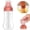 Red, variant on ZFSBZBS Condiment Squeeze Bottles Plastic Ketchup Bottles Cap for Restaurant and Home,Beige