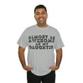 thumbnail image 3 of Vintage Awesome Daughter Shirt Funny Dad Father's Day Gift T-Shirt Sport Grey 4XL, 3 of 7