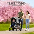 thumbnail image 4 of Dream On Me Track Tandem Stroller- Face to Face Edition, Black and White, 4 of 14