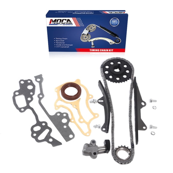 MOCA AUTOPARTS Timing Chain Kit Fit for 85-95 Toyota Pickup Truck & 4Runner 2.4L 8V