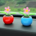 thumbnail image 7 of 1pcs Solar Automatic Swing Portable Sunflower With Cushion For Desktop Decoration Decor Accessories Car Interior Interior Car, 7 of 7