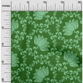 thumbnail image 2 of oneOone Georgette Viscose Green Fabric Asian Block Craft Projects Decor Fabric Printed By The Yard 42 Inch Wide, 2 of 4