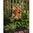 thumbnail image 2 of Dachshund Candy Cane Holiday Christmas Garden Flag, 2 of 2