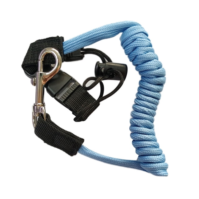 ZLight Canoe Paddle Leash Fishing Rod Lanyard Colorful Anti-Lost Rope Accessory Light Blue 1Set