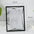 thumbnail image 5 of Elegant Metal Floating Glass Frame With Easel For Art & Photos Display, 5 of 9
