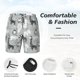 thumbnail image 3 of Fotbe African Animals Traje de Baño para Hombre – Shorts de Natación de Secado Rápido con Forro y Bolsillos-XX-Large, 3 of 6