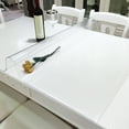 thumbnail image 6 of Hariumiu Kitchen Transparent Plastic Dining Room Table Protector Tablecloth Desk Pad Mat Furniture Coffee Glass End Bed Sofa Side Bar Bistro Dinner Table Cloth Top Protection Cover Waterproof PVC, 6 of 8