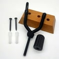 thumbnail image 4 of POINTERTECK Violin Rack Hanger Violin Wall Mount Violin Wall Hook Solid Wood Base Violin Rack Can Hang Violin Bow, 4 of 6
