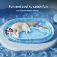 thumbnail image 3 of Cat Water Mat,Sensory Water Mat, Keep Pets Cool, Cooling Water Mat Cat, Summer Water Play Mat for Cats, Dogs, Interactive Cat Toy Pet Summer Cooling Water Bed Large Dog Cat kennel Cooling Pad, 3 of 9