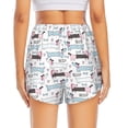 thumbnail image 2 of Lsque Dachshund Dog Puppy Printed Women's Running Shorts with Liner Pockets,Elastic Quick Dry Workout Athletic Gym Yoga Shorts,Womens High Waist Shorts-Small, 2 of 9