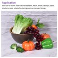 thumbnail image 6 of Unique Bargains Kitchen Food Strainer Colander Bowl Set Double Layer Drain Basin Basket Brown, 6 of 6