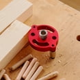 thumbnail image 3 of Lifetechs Woodworking Hole Drill Positioner Locator Tool with Drill Bushings Multipurpose DIY Vertical Pocket Hole Jig Kit, 3 of 8
